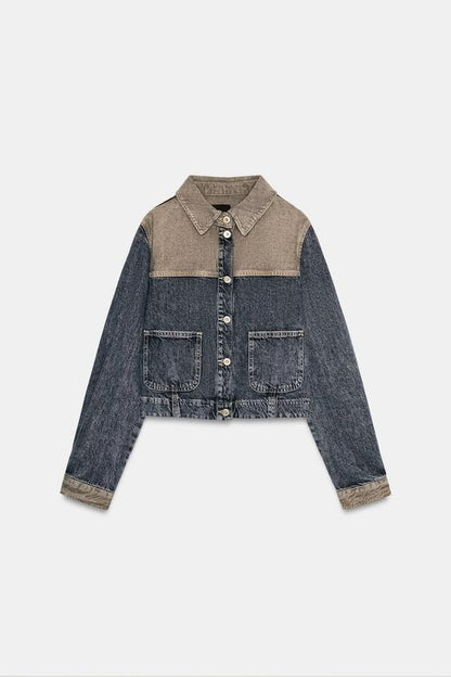 Blouson Z1975 contrasté en denim