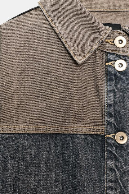 Blouson Z1975 contrasté en denim