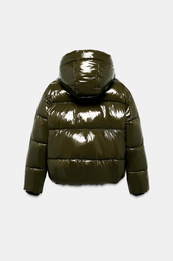 Anorak effet brillant déperlant coupe-vent