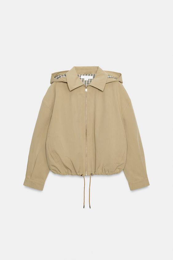 Blouson à capuche amovible