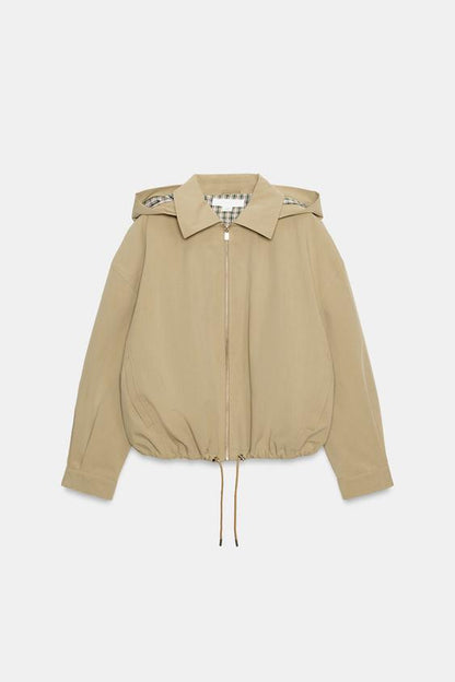 Blouson à capuche amovible