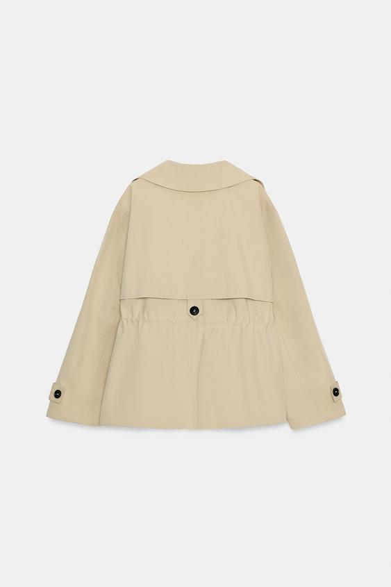 Trench court taille réglable