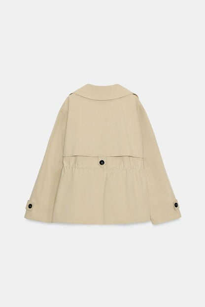 Trench court taille réglable