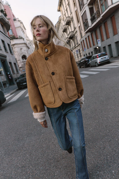 Blouson réversible double-face