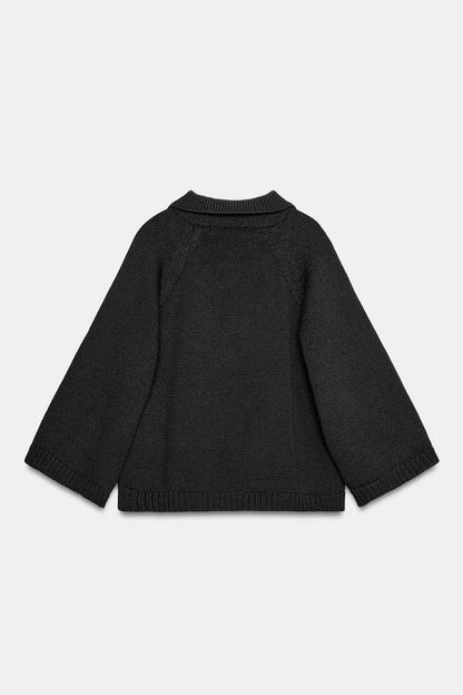 Pull en maille à col V