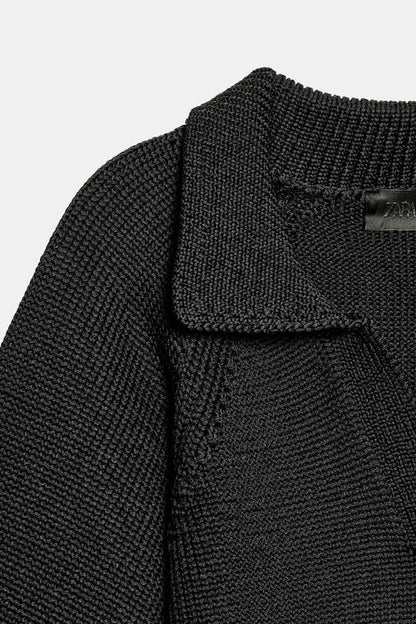 Pull en maille à col V