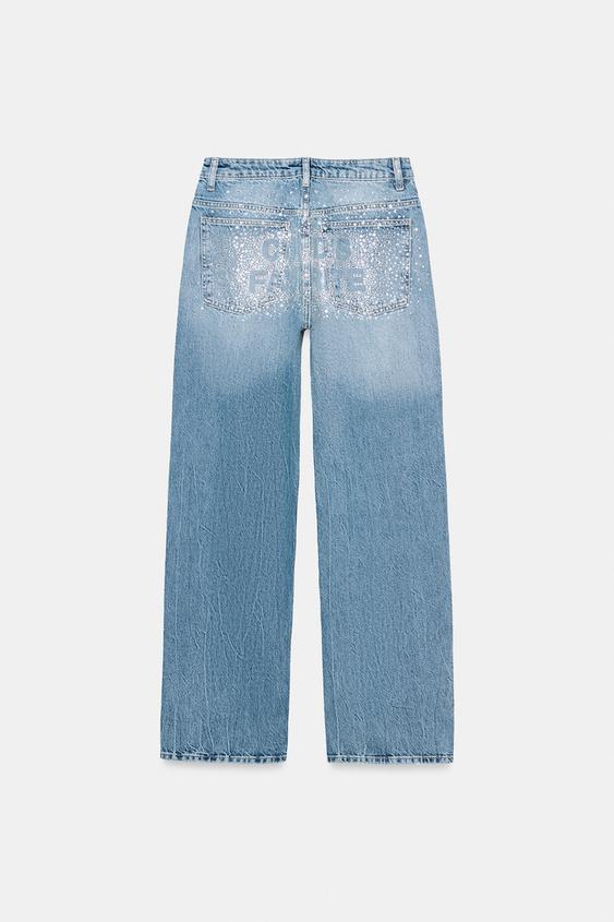 Jean TRF droit brillant, taille mi-haute