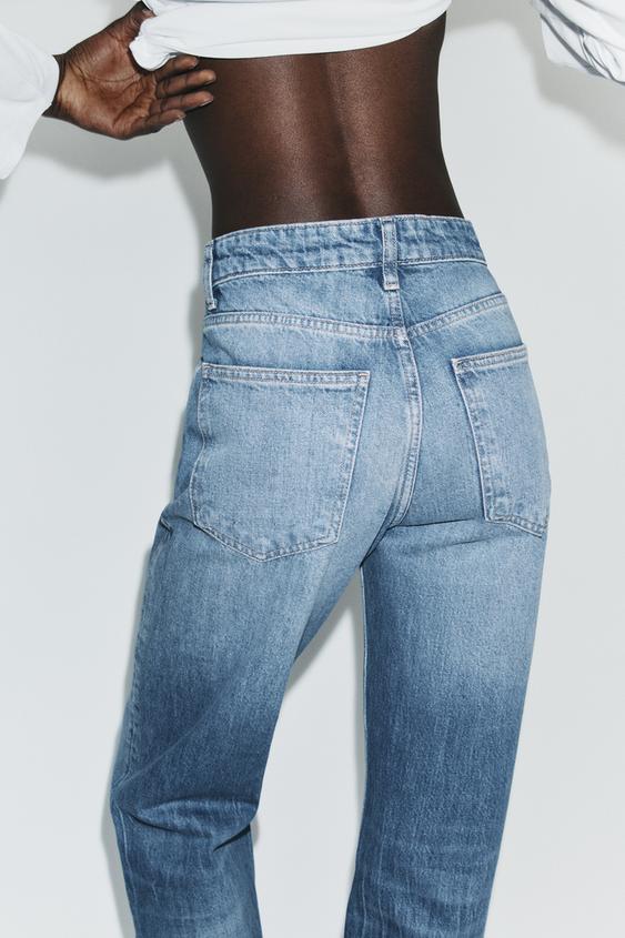 Jean TRF à jambe large taille haute