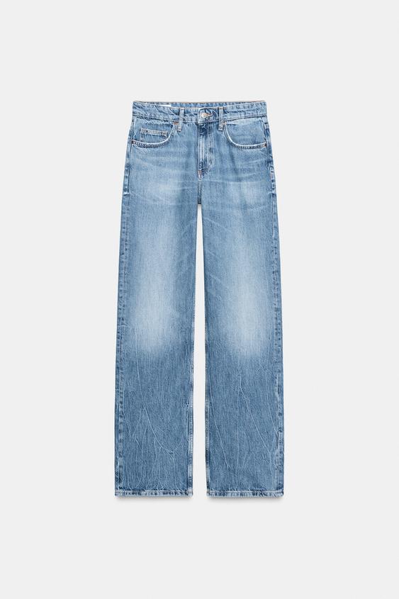 Jean TRF à jambe large taille haute