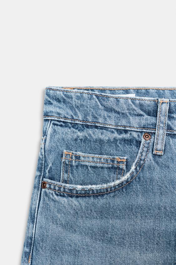 Jean TRF à jambe large taille haute
