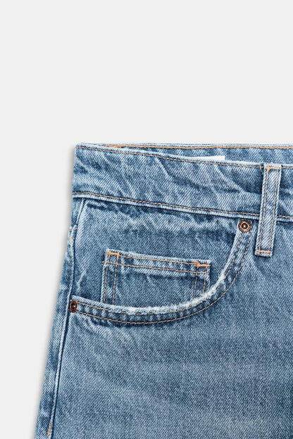 Jean TRF à jambe large taille haute