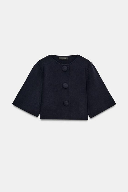 Veste courte en maille
