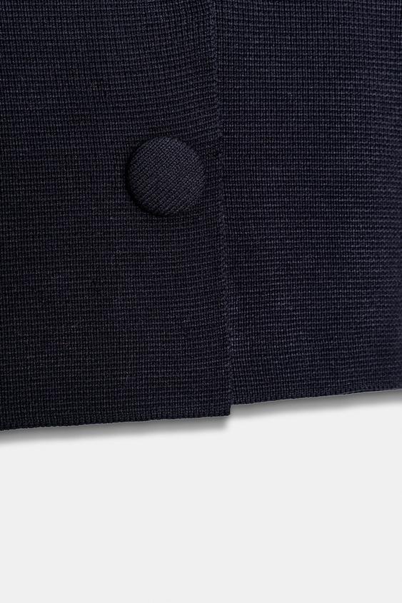Veste courte en maille