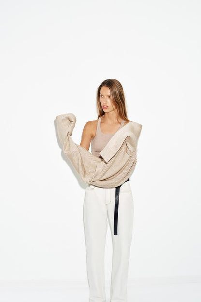 Pull en maille épaisse