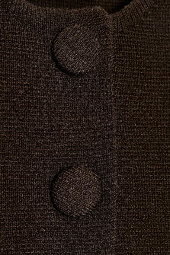 Veste courte en maille