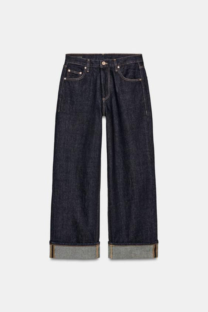 Jean ZW Collection baggy taille mi-haute