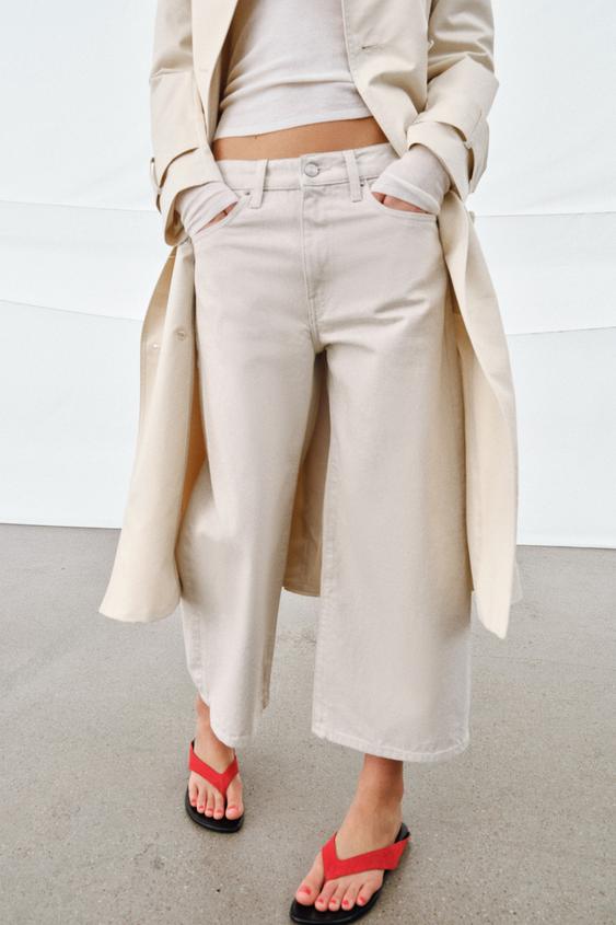 Jean ZW Collection culotte taille mi-haute