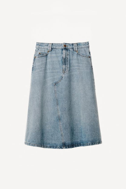 Jupe midi en denim Willy Chavarria x Zara