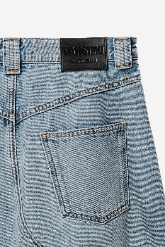 Jupe midi en denim Willy Chavarria x Zara