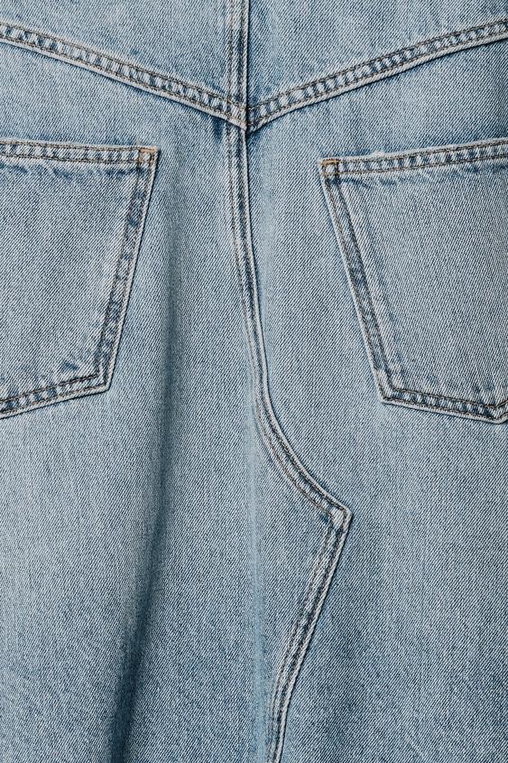 Jupe midi en denim Willy Chavarria x Zara
