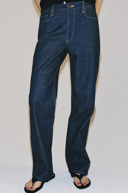 Jean ZW Collection droit taille haute