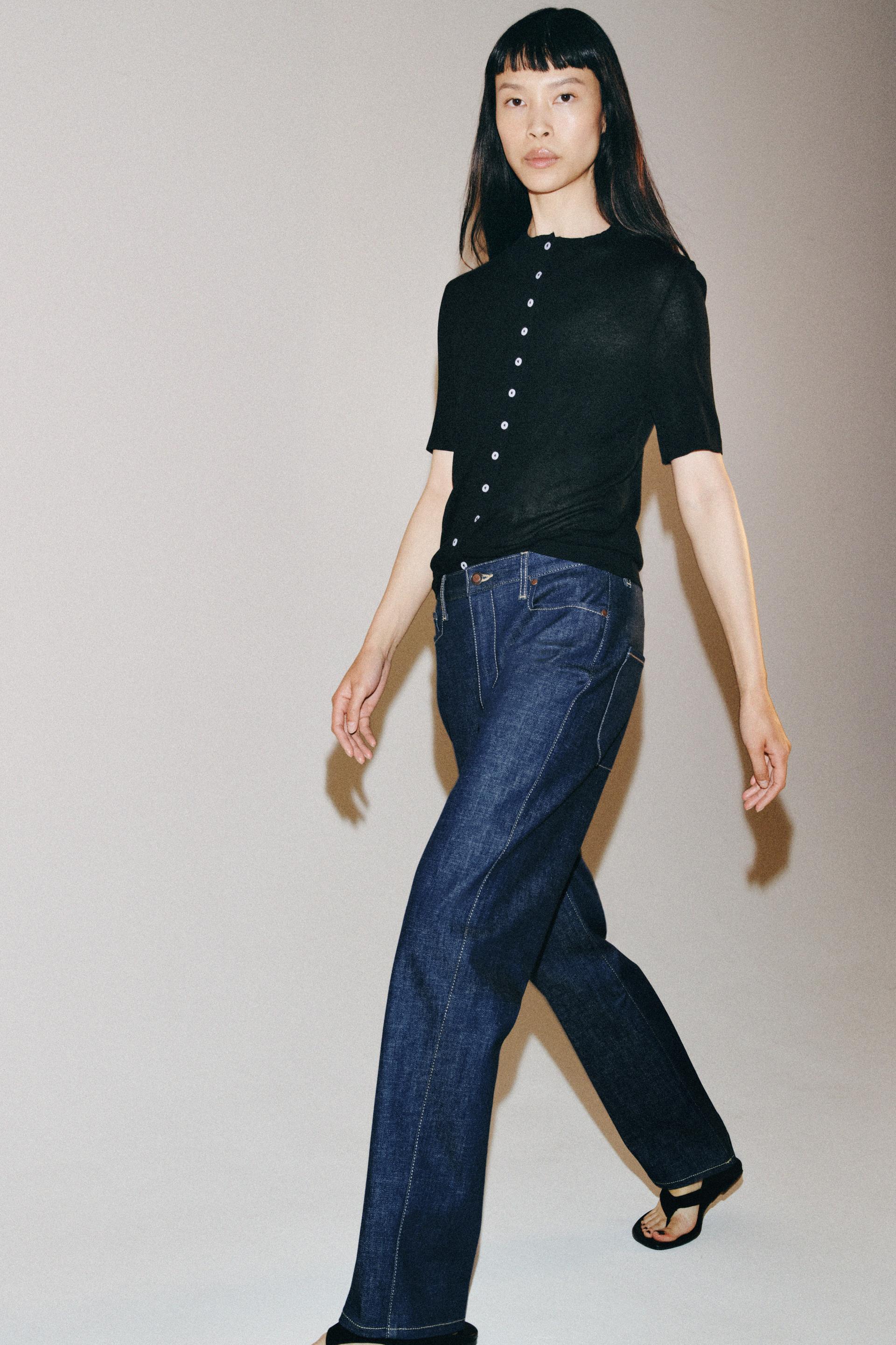 Jean ZW Collection droit taille haute