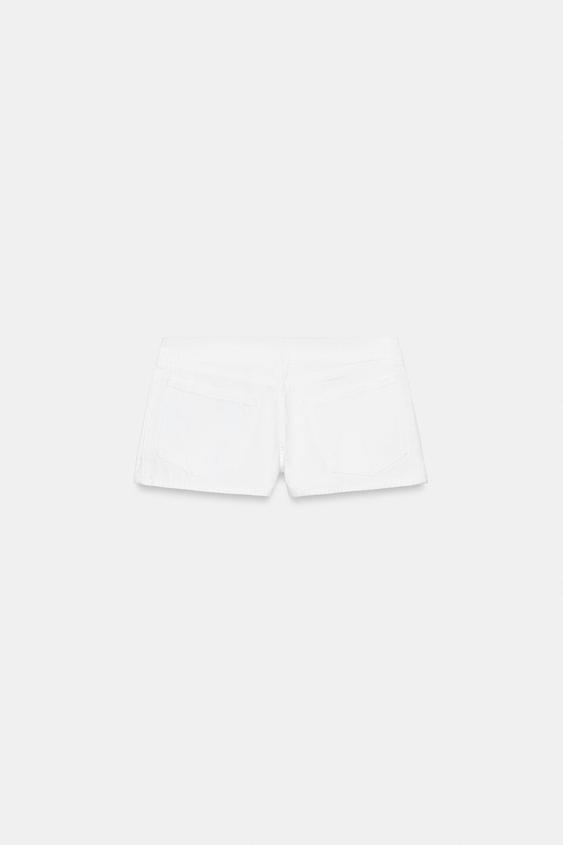 Short mini à cordons croisés