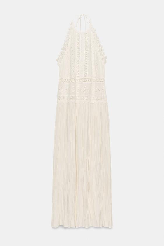 Robe midi en dentelle ZW Collection