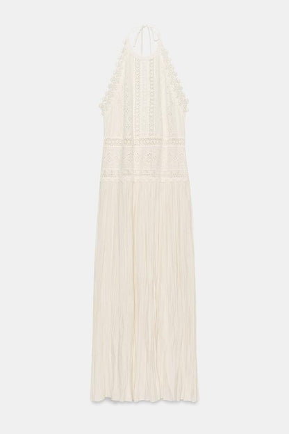 Robe midi en dentelle ZW Collection