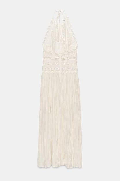 Robe midi en dentelle ZW Collection