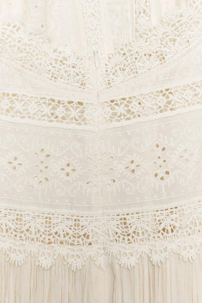 Robe midi en dentelle ZW Collection