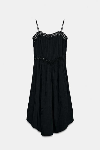 Robe midi en dentelle ZW Collection