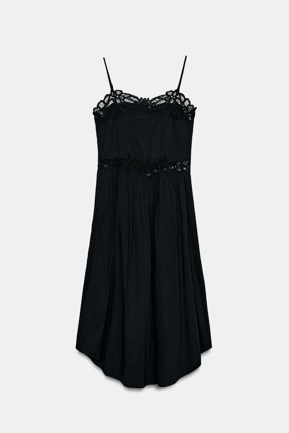 Robe midi en dentelle ZW Collection