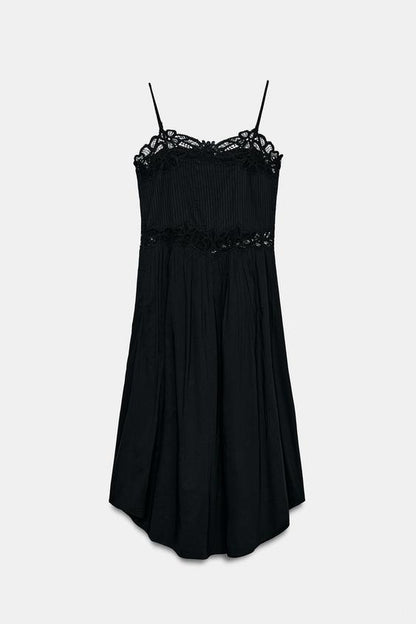 Robe midi en dentelle ZW Collection