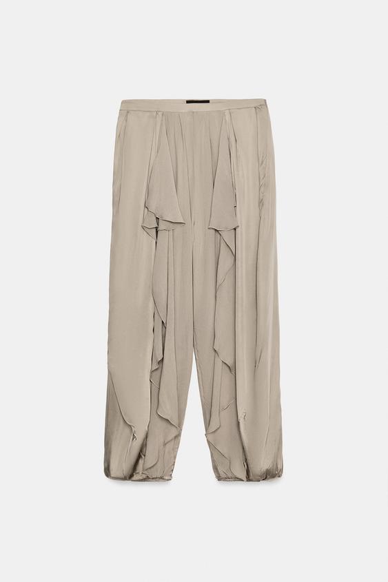 Pantalon bouffant à volants ZW Collection