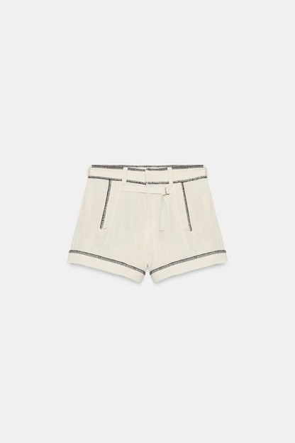 Short à surpiqûres ZW Collection