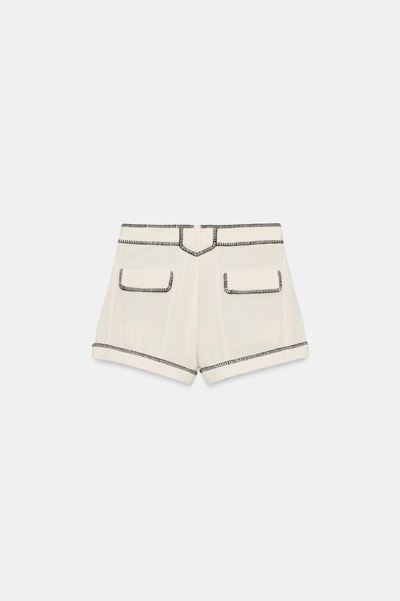 Short à surpiqûres ZW Collection