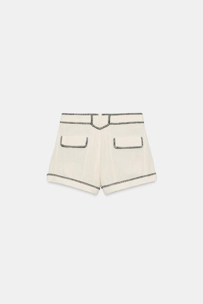 Short à surpiqûres ZW Collection