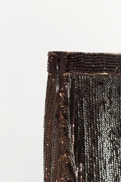 Jupe midi à perles Édition limitée
