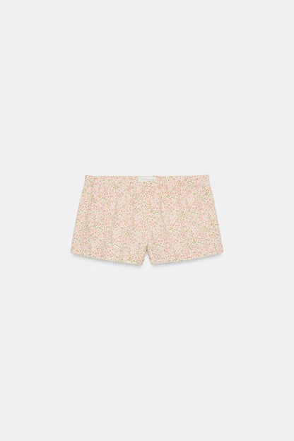 Short à fleurs