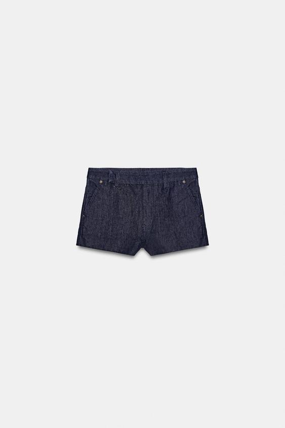 Short en denim TRF taille mi-haute