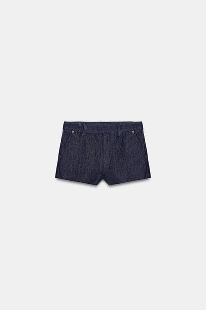 Short en denim TRF taille mi-haute