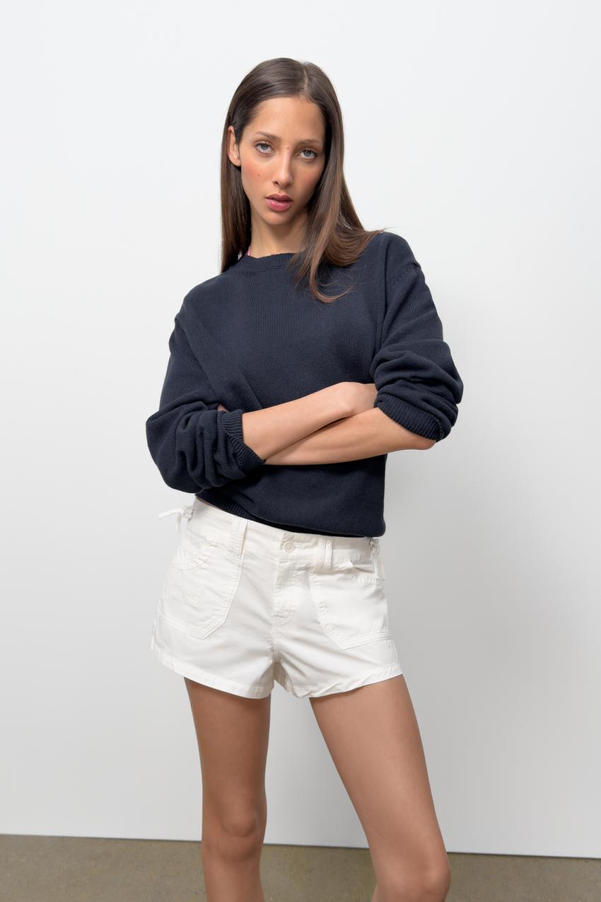 Short à poches à cordons
