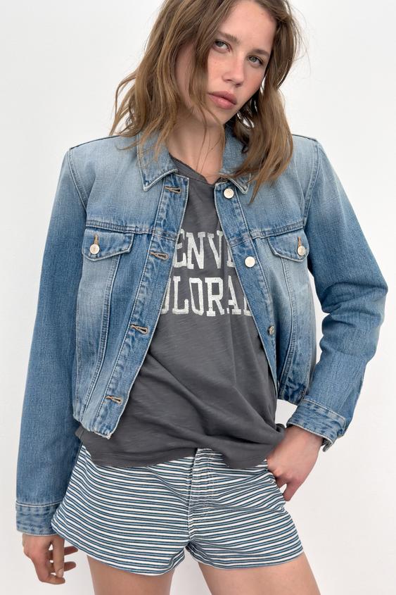 Short mini à rayures