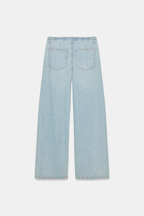Jean fluide en denim TRF