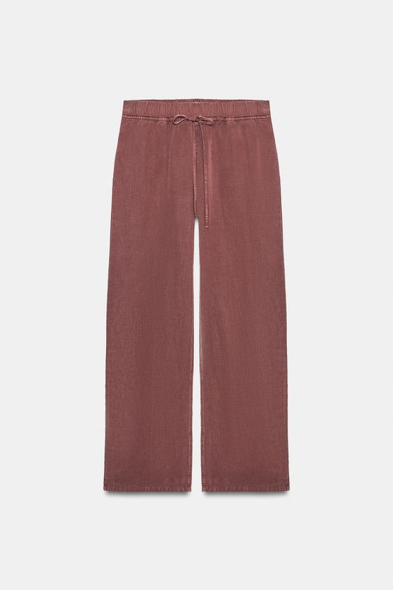 Pantalon fluide à cordons