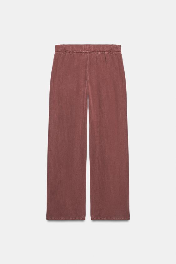 Pantalon fluide à cordons