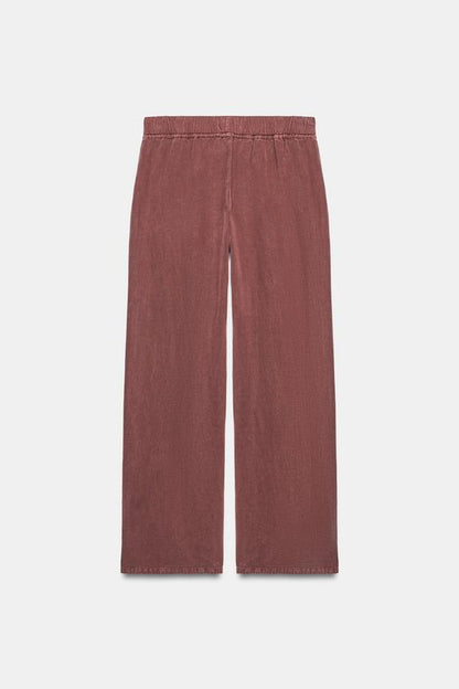 Pantalon fluide à cordons