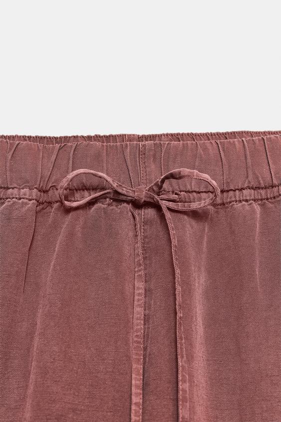 Pantalon fluide à cordons