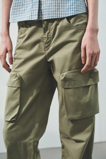 Pantalon droit cargo